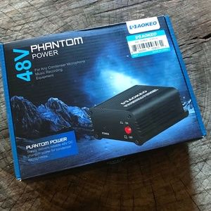 48V Phantom power microphone amplifier